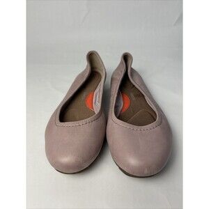 Rockport Leather Slip-on Purple Ballet Flats Adiprene by Adidas Soles Women 9 M